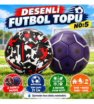 Desenli Futbol Topu No:5