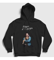 Presmono Unisex Siyah Brendon Panic! at the Disco Kapüşonlu Sweatshirt 72128tt