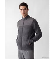 LCWAIKIKI Classic Gri Regular Fit Dik Yaka Erkek Triko Hırka