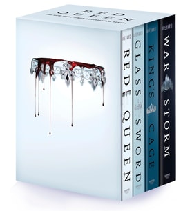 Red Queen 4-Book Paperback Box Set: Red Queen, Glass Sword, King'S Cage, War Strom