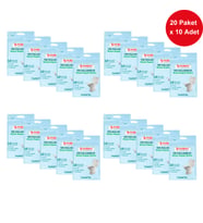 Mulpex Tek Kullanımlık Suda Çözünür Klozet Kapak Örtüsü - 20 x 10 lu Paket