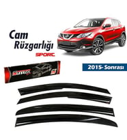 Nissan Qashqai Mugen Cam Rüzgarlığı 2015 sonrası 4'lü Sunplex (Beyaz)