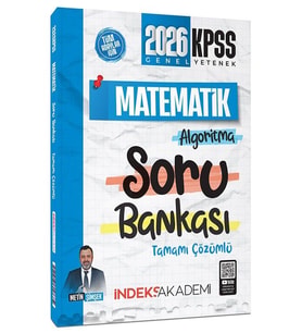 2026 KPSS Matematik Algoritma Soru Bankası Çözümlü İndeks Akademi