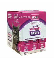Hobi Multivitamin Paste Kediler İçin Multivitamin İçerikli Pasta 100gr x 12 Adet (Çok Renkli)