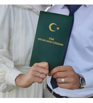 Dini Nikah Akdi Hatıra Cüzdanı 8.Sayfa/32 Farzlı (Yeşil)