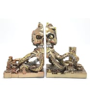 Steampunk Polyester Ahtapot Kitap Stoperi