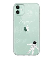Apple Uzay Boşluğu Tasarımlı Şeffaf Telefon Kılıfı