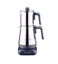 KORKMAZ A850-03 MODERNA ELEKTRİKLİ ÇAY MAKİNESİ (GRİ/KROM) (Metal)