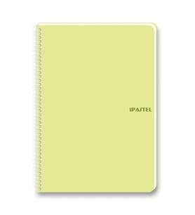 KESKİN PASTEL NOTE PP KAPAK SPİRALLİ DEFTER A4 60 YP. KARELİ