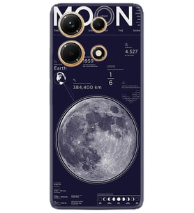 Infınıx Note 30 Pro Kılıf Desenli Silikon Moon Info 1424