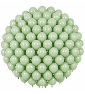 Yeşil Renk Lateks makaron Balon (30 cm) - 100 Adet