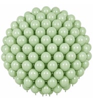 Yeşil Renk Lateks makaron Balon (30 cm) - 100 Adet