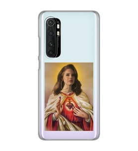 Xiaomi Mi Note 10 Lite Uyumlu Lana Del Rey Desenli Şeffaf Telefon Kılıfı