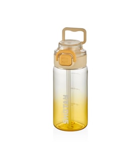 Shotay Su Matarası Straw Gradient Polikarbon Sarı 600Ml