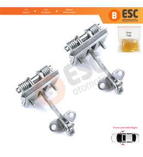 Citroen Xsara N0 N1 N2 N3 1997-2006 9181A9 İçin 2 EA Ön Sağ ve Sol Kapı Gergi Yayı