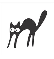 KEDİ FOLYO STİCKER 160cm Uzunluk (Karışık)