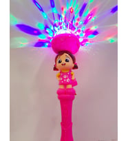 TOYS  Niloya Bebek Sesli Işıklı Müzikli Asa Meşale Oyuncak Disko Topu Dönence