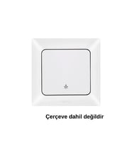 NE-AD Aras Light Anahtar- Beyaz