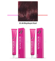 2 li Set Premium 55.46 Büyüleyici Kızıl - Kalıcı Krem Saç Boyası 2 X 50 g Tüp