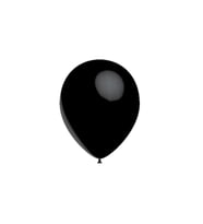 Metalik  Balon 12 İnç Baskısız (100 Adet)  Siyah
