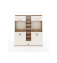 Hyperion Gardrop 14 Raflı 2 Çekmeceli 2 Askılı 220x44x243 Çam-Aytaşı/Aytaşı