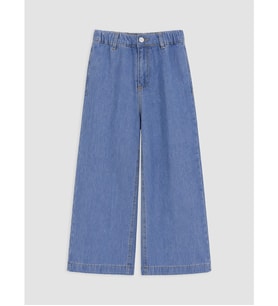 LC WAIKIKI İndigo Wideleg Kız Çocuk Jean Pantolon