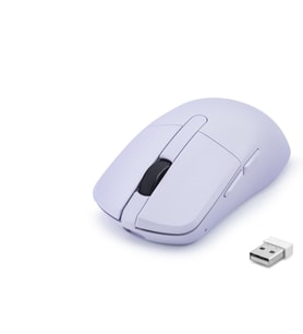 Dual Mode Şarjlı Kablosuz Mouse Bluetooth 2.4 Ghz 6200 Dpı Lila HDX3414L