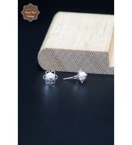 Kişniş Bereket Tasarım 925 Ayar Gümüş Telkari Kadın Küpe 201023955