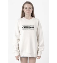 Candy Man Halloween Beyaz Kadın 2ip Sweatshirt