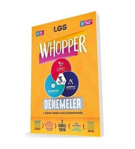 Limit Yayınları 8. Sınıf Lgs Whopper 3 Lü Denemeler 