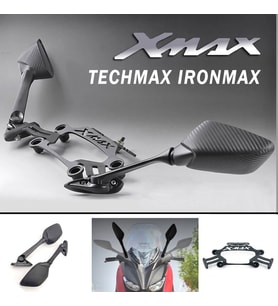 Yamaha Xmax 125/250/300 2018-2022 Katlanır R25 Ayna Bar Seti