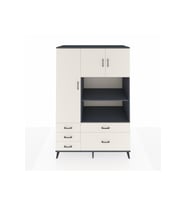 Kronos Dolap 7 Raflı 5 Çekmeceli 3 Kapaklı 132x59x195 Antrasit-Aytaşı/Aytaşı
