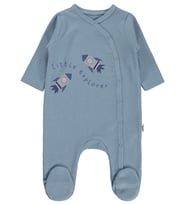 Civil Baby Roketler Baskılı 1-9 AY Tulum - Mavi
