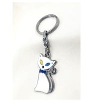 Metal Kedi Figürlü Anahtarlık, Hediyelik Kedili Anahtarlık