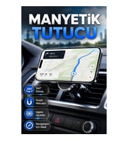 Havalandırma Izgarası Uyumlu Manyetik Araç İçi Telefon Tutucu