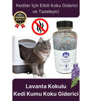 Çok Amaçlı Lavanta Kokulu Deodorant Evcil Hayvan Kedi Kumu Koku Giderici Magnezyum Epsom Tuzu 350 Gr