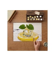 Limon - Buz Küpü - Nane Tasarımı 240 parça Ahşap Puzzle Ahşap Kutuda MP01828