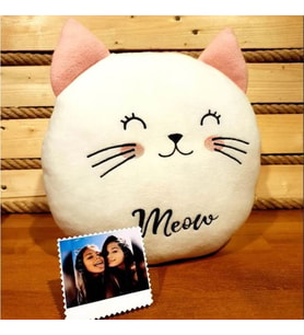 Sevimli Kedi Polar Oyuncak (Mavi)