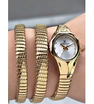 Daniel Klein Premium Yılan Model Dolamalı Kadın Kol Saati 23 mm (Altın)