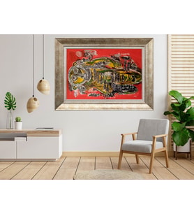 Gümüş Çerçeveli Tablo nb1541