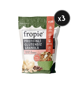 Proteinli Glutensiz Granola - Kaju & Keten Tohumu 240gr x 3 Adet