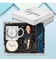 Motto Gift Kadınlara Özel Tasarım Karikatür Biblolu Hediye Kutusu 113016