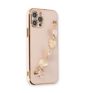 Apple İphone 12 Pro Max Kılıf Esila Silikon - Pudra