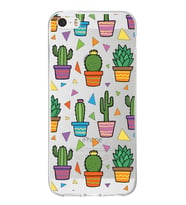 PrintiFy Apple  iPhone 5S ile Uyumlu 1mm Slim Fit Water Color 4 Baskılı Şeffaf  Kılıf