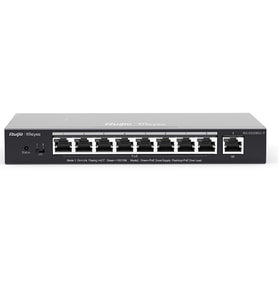 RUIJIE 8port 120w FULL PoE REYEE RG-ES209GC-P GIGABIT Yönetilebilir Switch Masaüstü
