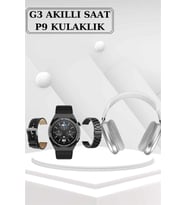 Yeni Nesil Sesli Görüşme Akıllı Saat ve Powerbank Çoklu Şarj Girişli Bluetooth Kulaklık Nabız Ölçer