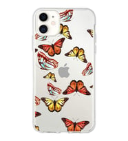 PrintiFy Apple  iPhone 11 ile Uyumlu 1mm Slim Fit Water Color 2 Baskılı Şeffaf  Kılıf