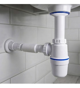 Taslı ve Körüklü Lavabo Evye Sifonu İnox Paslanmaz Vidalı Süzgeçli Mutfak Banyo Gider Borusu Hortumu