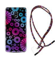 Xiaomi Redmi 8A 8 Pro 9C 9T 10C 11T Pro Kılıf Boyun Asklı Rasta Silikon Daireler 1751