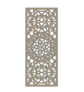 Liar Ahşap Seperatör (Paravan) - KSP200 - (85 x 210 cm) - (18 mm) - (Beyaz) (Renksiz)